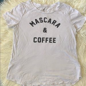 Mascara and Coffee Relaxed T-shirt.